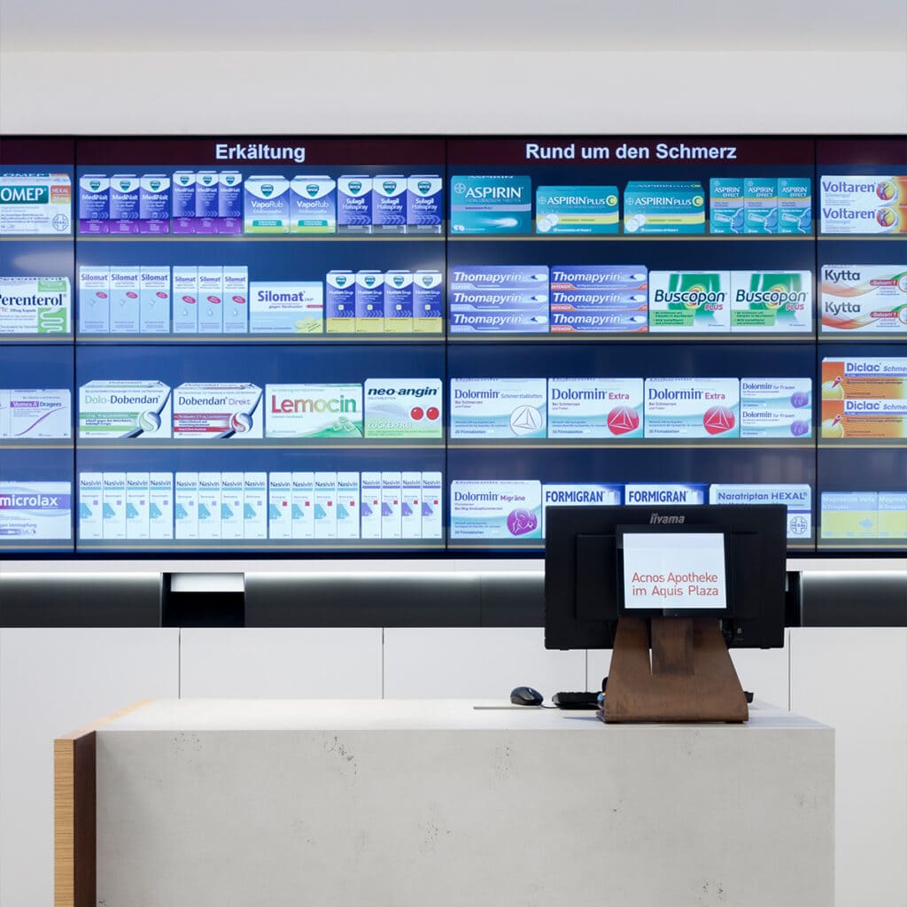 Virtuelle Sichtwahl Acnos Apotheke Aquis Plaza Aachen