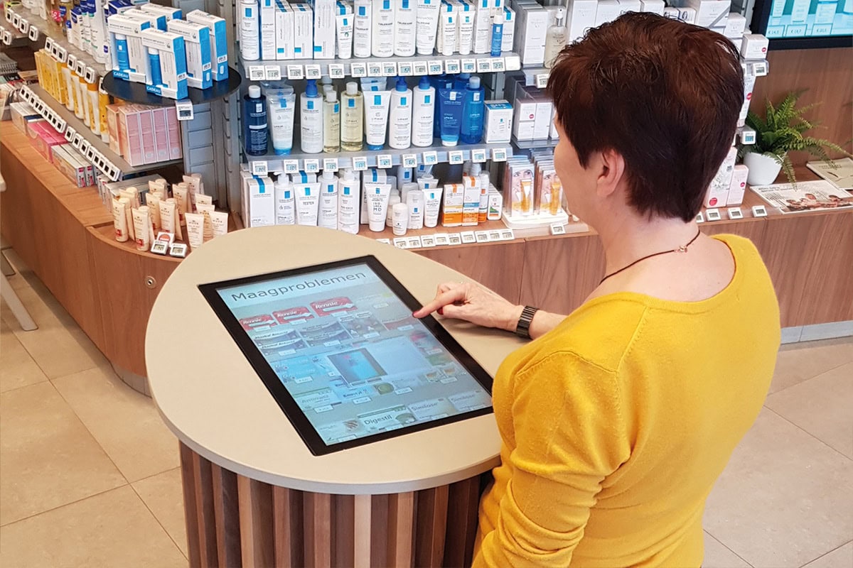 Multitouch-Beratungstisch in Beratungstisch