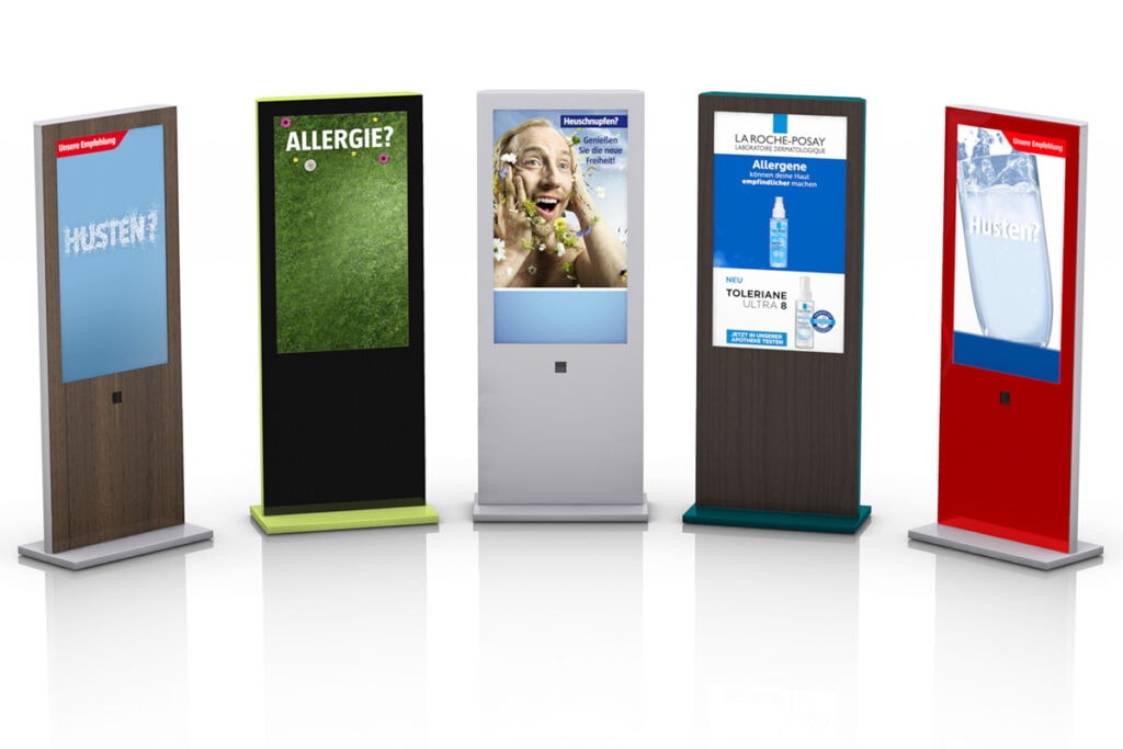 Quick-Infosystem Stelen