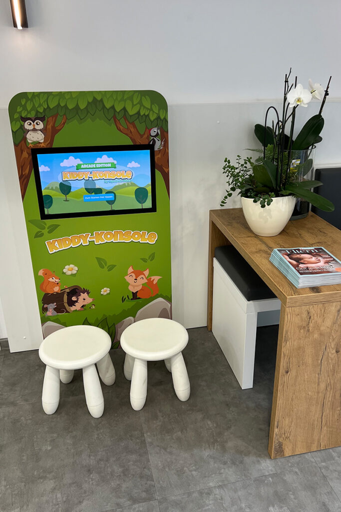 Kiddy Konsole in der Stadtapotheke Frechen Kiddy Konsole in der Stadtapotheke Frechen
