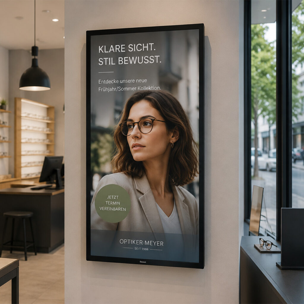 Digital Signage Monitor Optiker Digital Signage Monitor Optiker